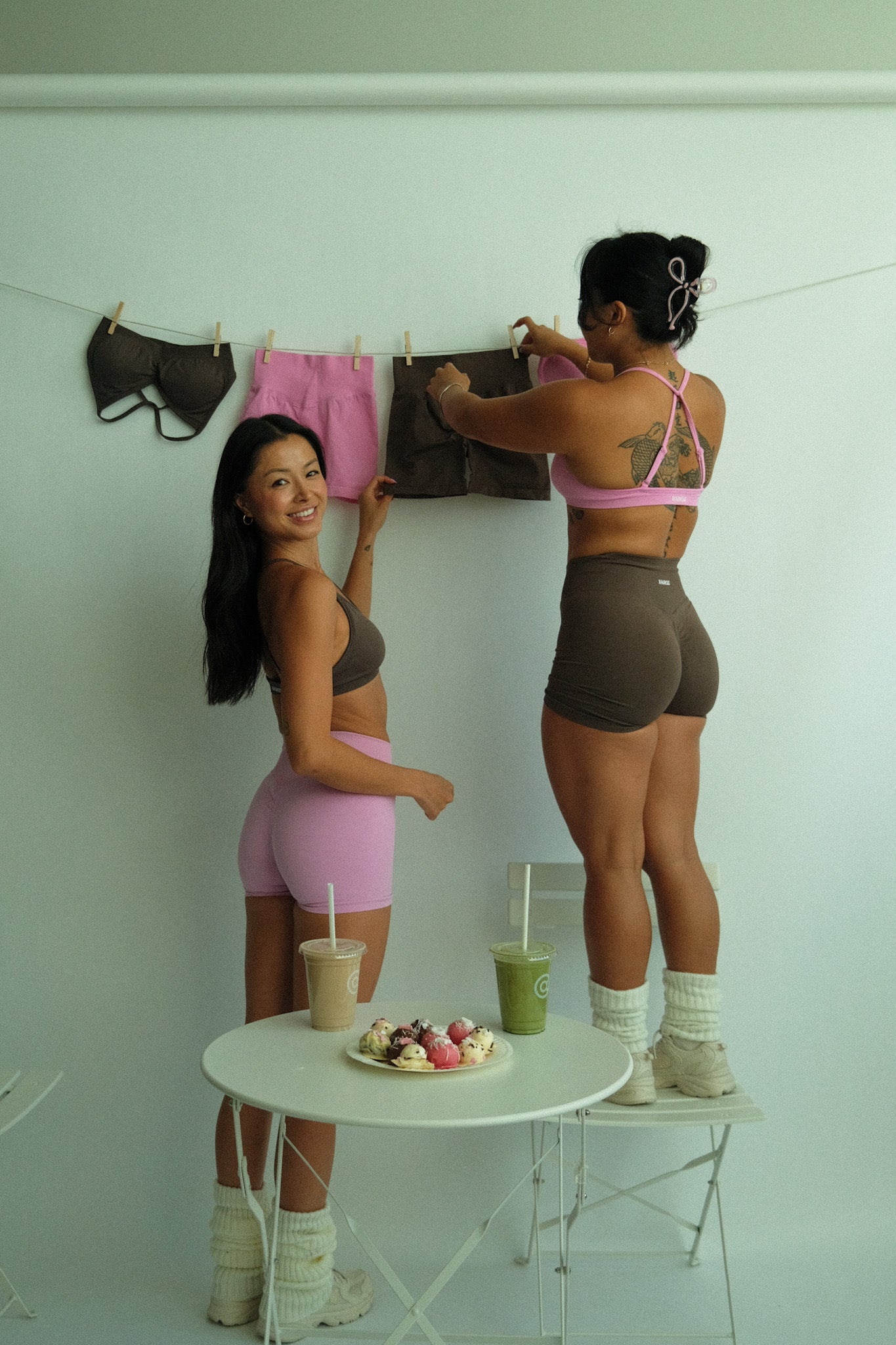 Perk Me Up Shorts in Khaki Brown