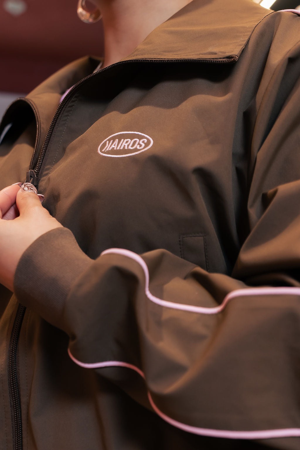 Archive Track Jacket - Brown – THE KAIROS COLLECTIVE