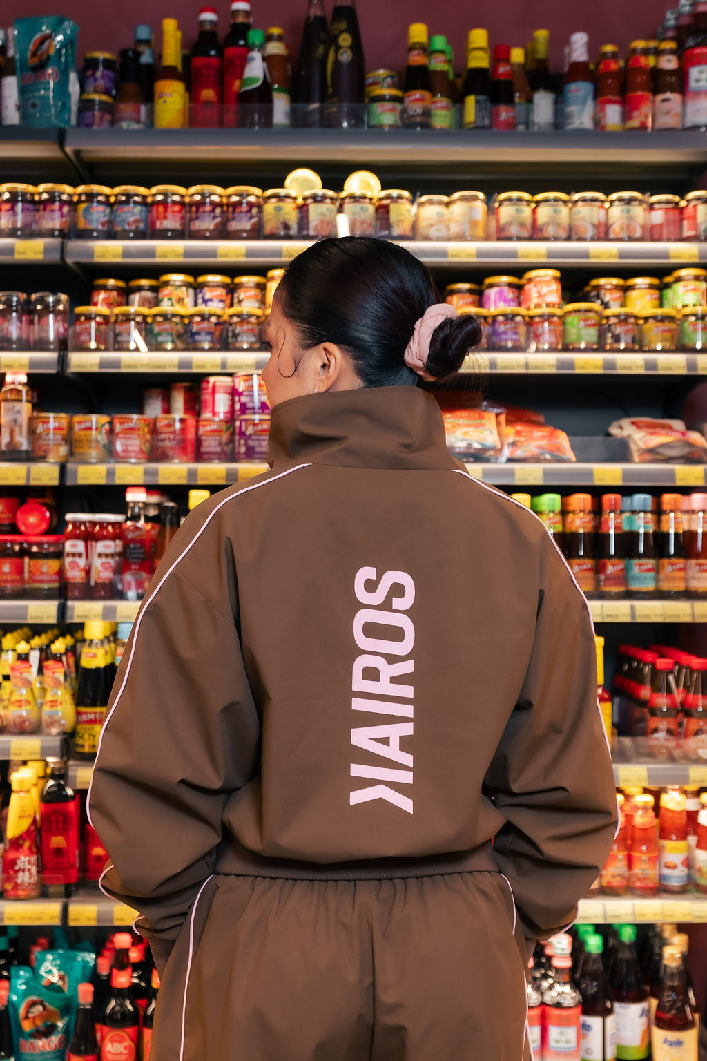 Archive Track Jacket - Brown – THE KAIROS COLLECTIVE